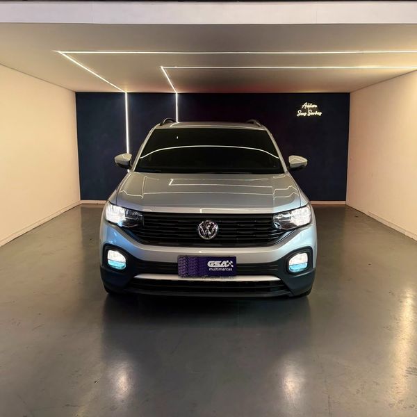 VolksWagen T-Cross Sense 200 TSI 1.0 Flex 5p Aut. - Prata - 2021 2021 - Foto 2