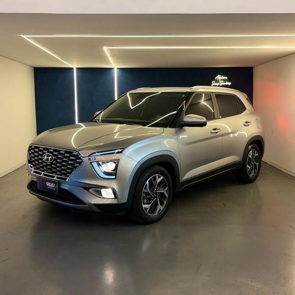 Hyundai Creta Platinum 1.0 TB 12V Flex Aut. - Prata - 2022 2022 - Foto 2