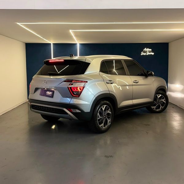 Hyundai Creta Platinum 1.0 TB 12V Flex Aut. - Prata - 2022 2022 - Foto 4